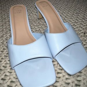 Light blue heels